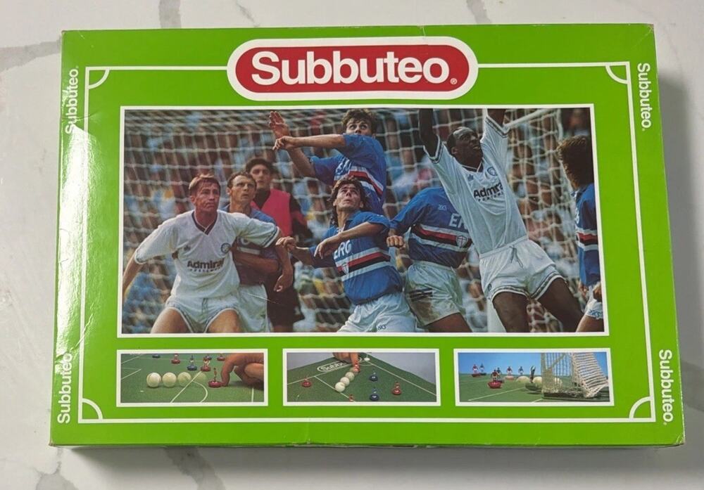 Vtg Subbuteo 90’s Football Soccer Game #60140 Almost Complete + Extras
